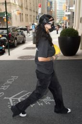 Rihanna in Casual Outfit - New York 08/04/2021