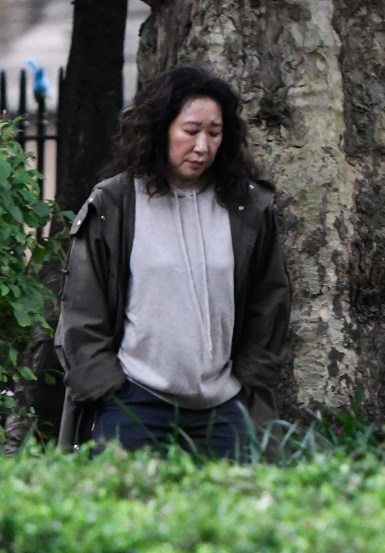 Sandra Oh - "Killing Eve" Season 4 Set in London 08/17/2021