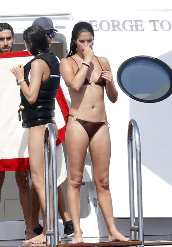 Sara Sampaio and Kelsey Merritt on a Yacht in Corsica 08/04/2021