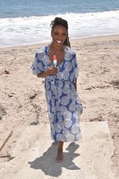 Shanola Hampton at the Beach in Malibu 08/03/2021
