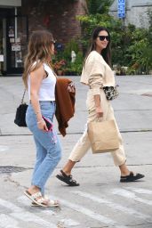 Shay Mitchell in a Beige Sweatsuit - Los Angeles 08/11/2021