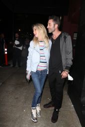 Tara Reid and Her Boyfriend Nathan Montpetit-Howard - Night Out in Hollywood 08/22/2021