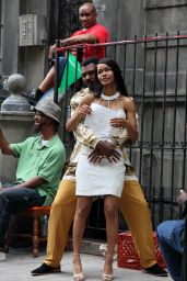 Teyana Taylor and Will Catlett - "A Thousand and One" Set in Harlem, Manhattan 08/09/2021