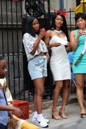 Teyana Taylor and Will Catlett - "A Thousand and One" Set in Harlem, Manhattan 08/09/2021