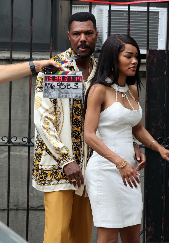 Teyana Taylor and Will Catlett - "A Thousand and One" Set in Harlem, Manhattan 08/09/2021