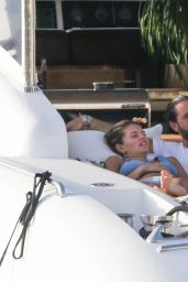 Thylane Blondeau on a Luxury Yacht in Saint Tropez 08/12/2021