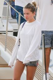 Thylane Blondeau on a Luxury Yacht in Saint Tropez 08/12/2021