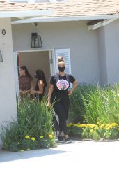 Tyra Banks – Leaves Jennifer Klien’s Day of Indulgence in Brentwood 08/15/2021