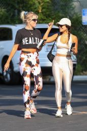 Vanessa Hudgens amd GG Magree at DogPound Gym in West Hollywood 08/24/2021