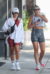Vanessa Hudgens and GG Magree - Exiting the DogPound Gym in West Hollywood 08/25/2021