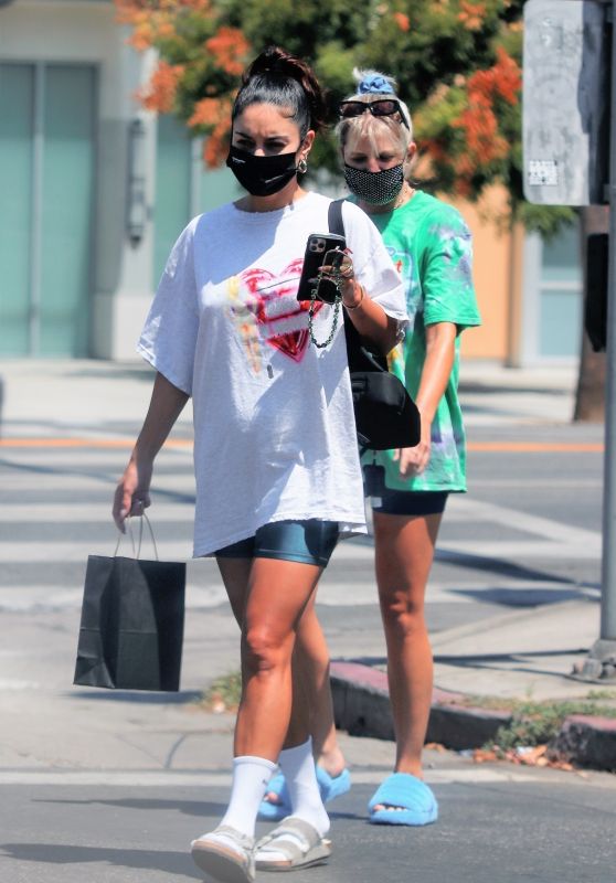 Vanessa Hudgens and GG Magree - Visiting a Spa in LA 08/26/2021