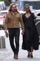 Zoe Saldana and Marco Perego - Portofino 08/08/2021