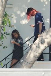 Addison Rae - Leaving a Hair Salon in West Hollywood 09/17/2021