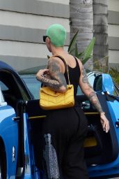 Amber Rose - Pumping Gas in West Hollywood 09/24/2021