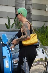 Amber Rose - Pumping Gas in West Hollywood 09/24/2021