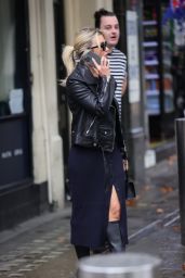 Ashley Roberts in a High Split Comfy Dress - London 09/27/2021