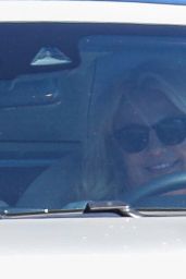 Britney Spears in White Mercedes in LA 09/17/2021