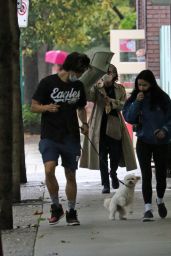 Camila Mendes and Boyfriend Charles Melton - Out in Vancouver 09/26/2021