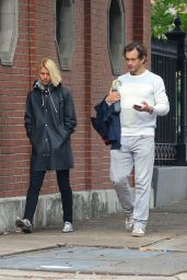 Claire Danes in a Stylish Raincoat - New York 09/28/2021