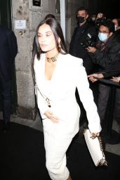 Demi Moore - Arrives at the Versace Fendi Drop Collection in Milan 09/26/2021