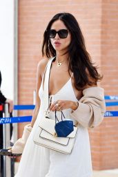 Eiza Gonzalez - Arriving at Venice Marco Polo Airport in Venice 09/02/2021