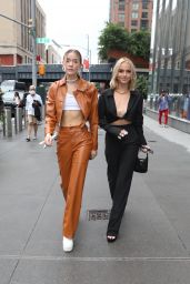 Emma Brooks and Olivia Ponton - Arrives at the Revolve Event in NYC 09/09/2021