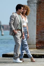 Esther Acebo and Jaime Lorente - Out in Venice 09/05/2021