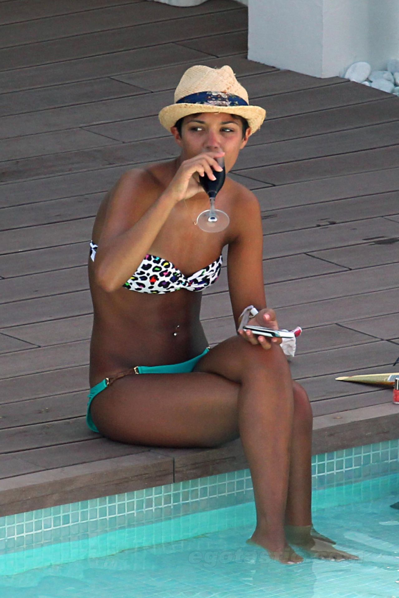 Frankie Sandford in a Bikini - Ibiza 07/19/2021.