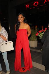 Garcelle Beauvais and Sutton Stracke at BOA Steakhouse in West Hollywood 09/10/2021