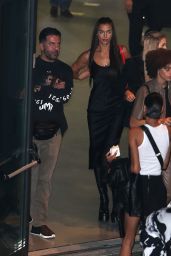 Irina Shayk - Leaving the Versace Runway Show in Milan 09/24/2021