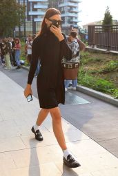 Irina Shayk Street Style - Milan 09/23/2021