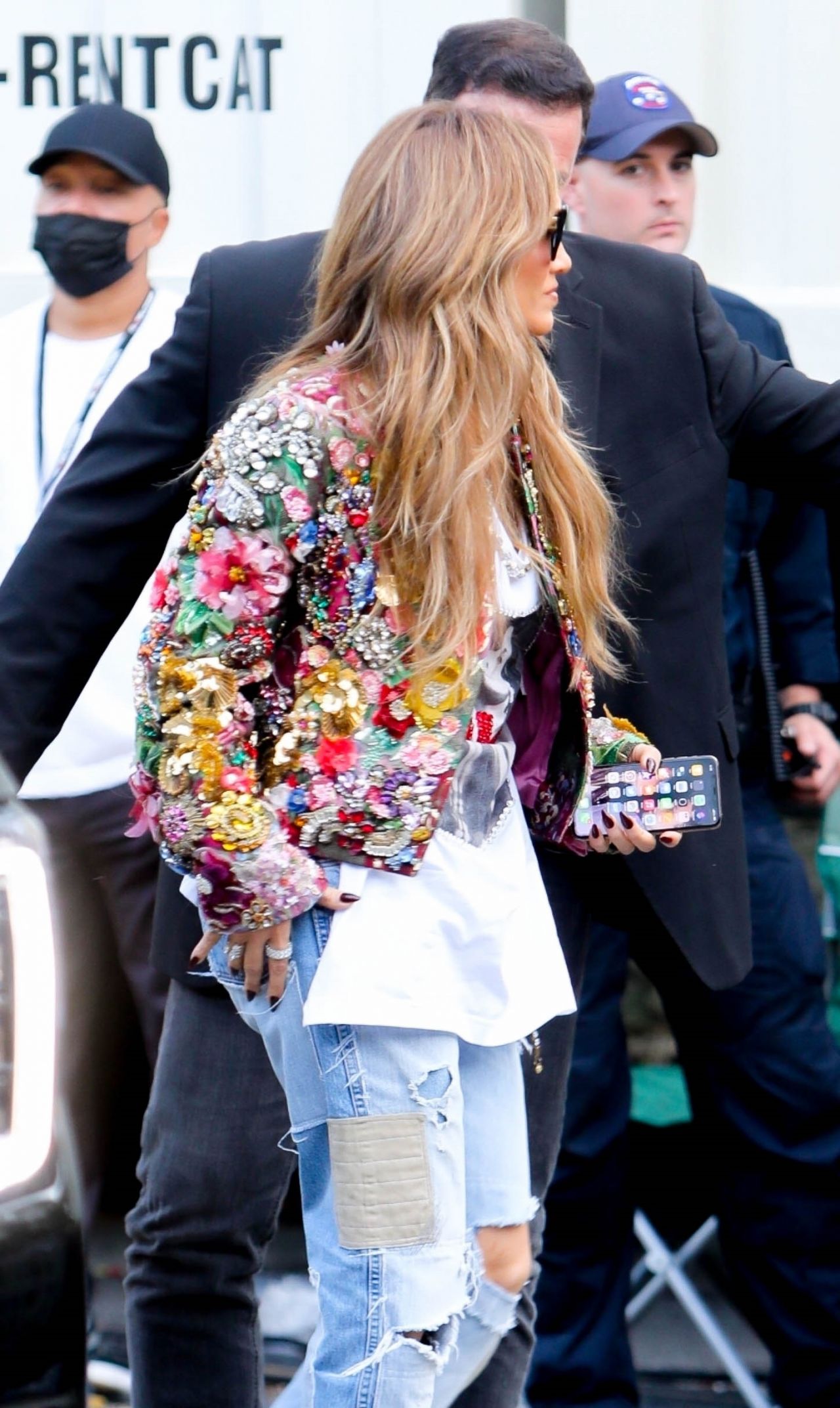 Jennifer Lopez - Arrives at the 2021 Global Citizen Live Festival in ...