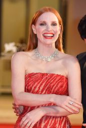 Jessica Chastain - "Scenes From a Marriage (Ep. 1 and 2)" Premiere at the 78th Venice International Film Festival