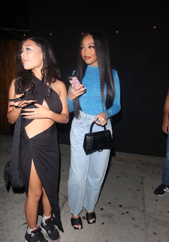 Jordyn Woods, Elisabeth Woods and Jodie Woods - Birthday Party at The Nice Guy in West Hollywood 09/18/2021