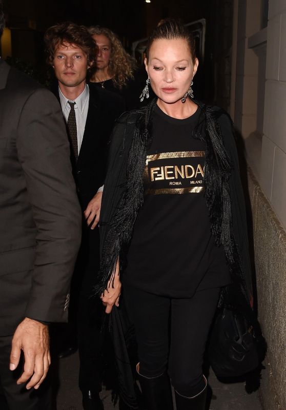Kate Moss – Fendace Afterparty at Milan Fashion Week 09/26/2021