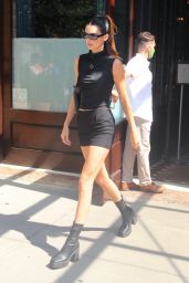 Kendall Jenner in an All-black Ensemble - NYC 09/10/2021