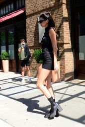 Kendall Jenner in an All-black Ensemble - NYC 09/10/2021