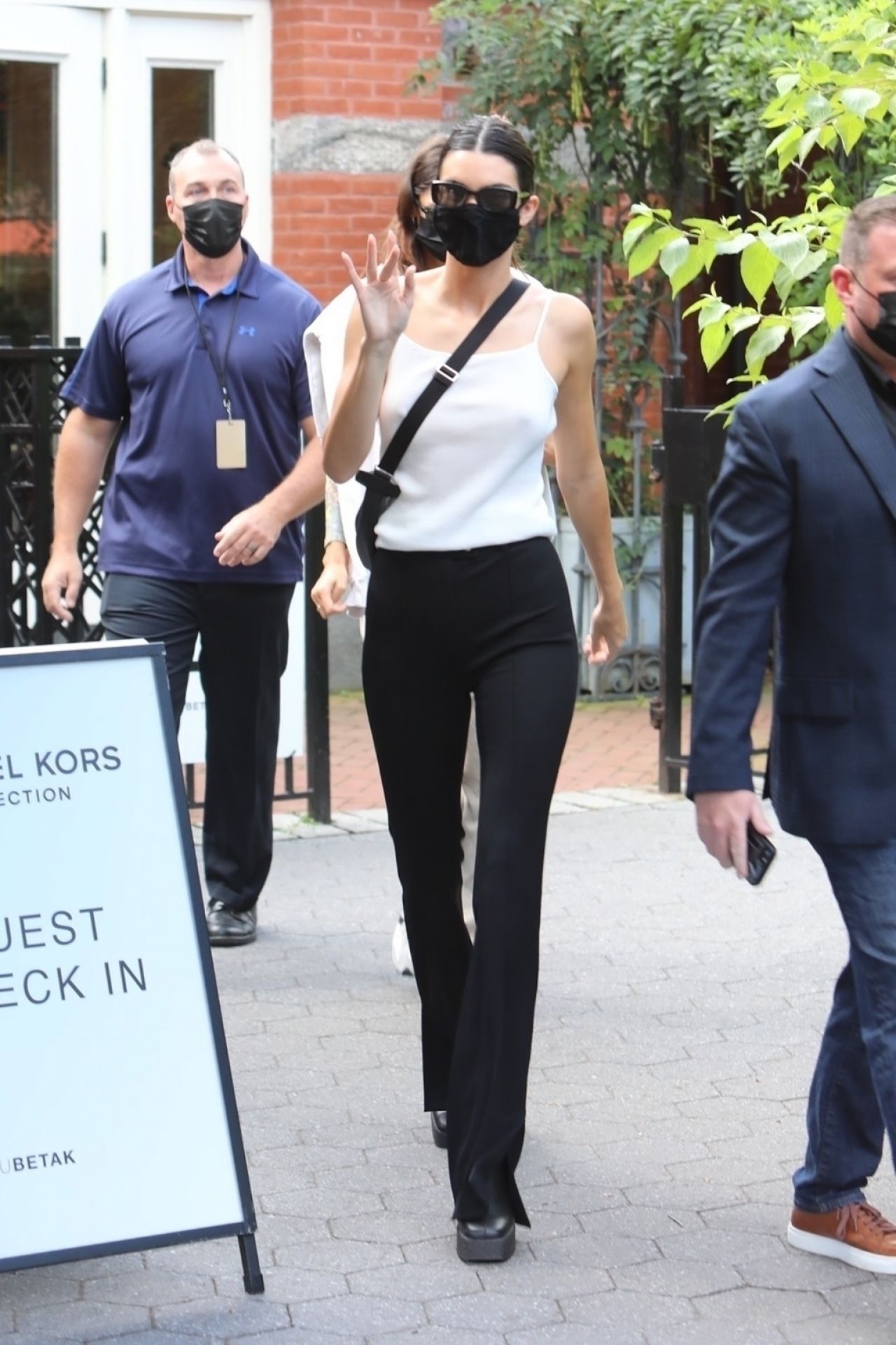 Kendall Jenner Leaves Michael Kors Show in NYC 09/10/2021 • CelebMafia