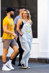 Kesha Wears Overalls and Converse - NYC 09/07/2021