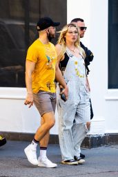 Kesha Wears Overalls and Converse - NYC 09/07/2021
