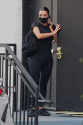Kim Kardashian in Tights - Beverly Hills 08/31/2021