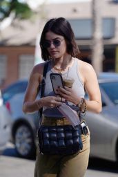 Lucy Hale in Casual Outfit in Studio City 09/14/2021