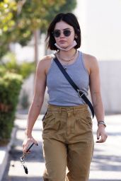 Lucy Hale in Casual Outfit in Studio City 09/14/2021