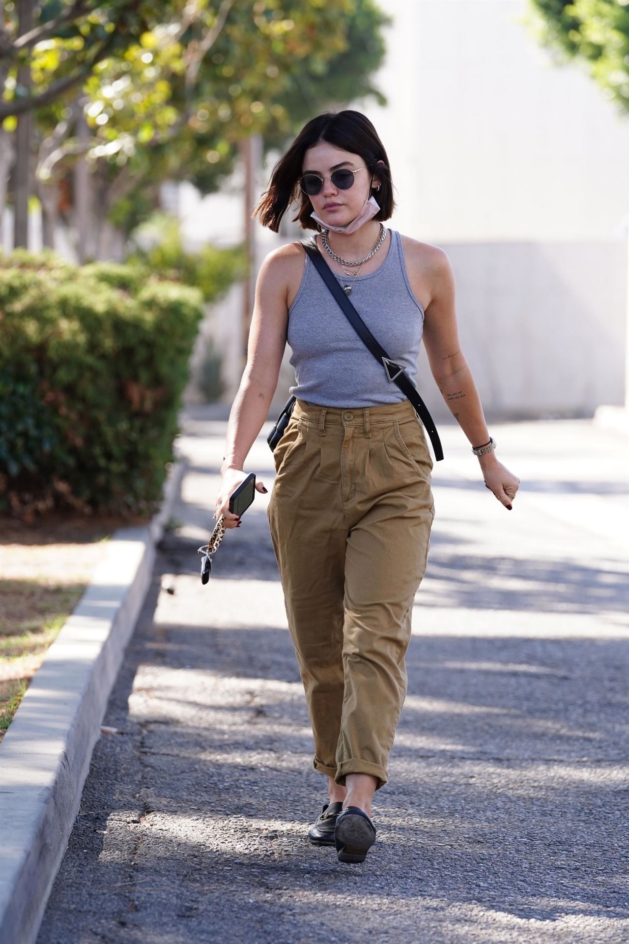 Lucy Hale in Casual Outfit in Studio City 09/14/2021 • CelebMafia