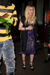 Madonna - Leaves Scooter Braun’s Private Dinner Party at Carbone in New York 09/14/2021
