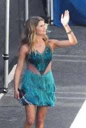 Olivia Jade Giannulli in a Green Gown and Glam - DWTS Filming in LA 09/20/2021