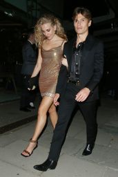 Pixie Lott With Oliver Cheshire after The GQ AfterParty in London 09/02/2021