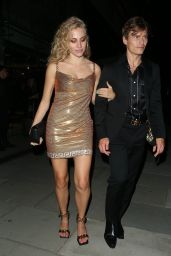 Pixie Lott With Oliver Cheshire after The GQ AfterParty in London 09/02/2021