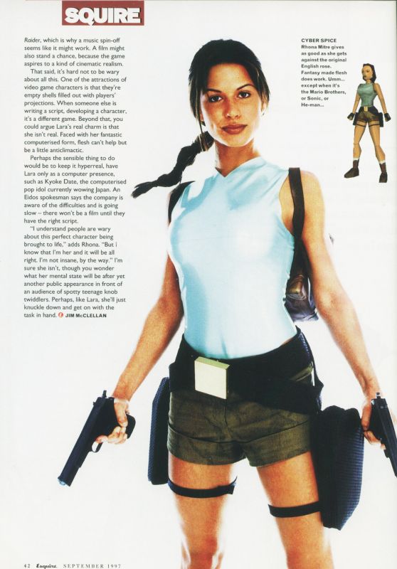 Rhona Mitra - Esquire Magazine September 1997