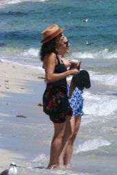 Rosario Dawson at the Beach in Miami 09/15/2021